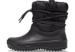 Crocs Classic Neo Puff Luxe Boots pre ženy, 38-39 EU, W8, Snehule, Čižmy, Black, Čierna, 207312-001