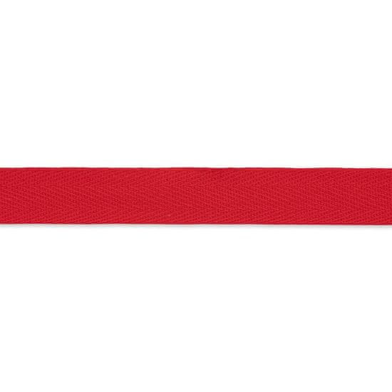 PRYM Bavlnená stuha, pevná, 5 m x 15 mm, červená