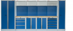 AHProfi Kvalitný PROFI BLUE dielenský nábytok 4235 x 495 x 2000 mm - MTGS1300AA7 Blue