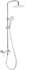 Deante Agawa chróm - sprchový stĺp, so sprchovou batériou (NAC_01QG)