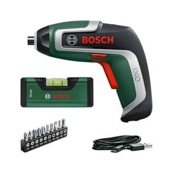 Bosch Akumulátorový skrutkovač IXO 7 s vodováhou (06039E0008)