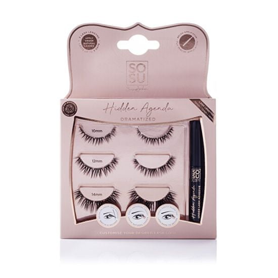 Umelé riasy Hidden Agenda (Dramatized Lashes) 10-14 mm