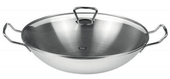 Fissler Panvica WOK nerezová so sklenenou pokrievkou - O 36 cm - Kunming -