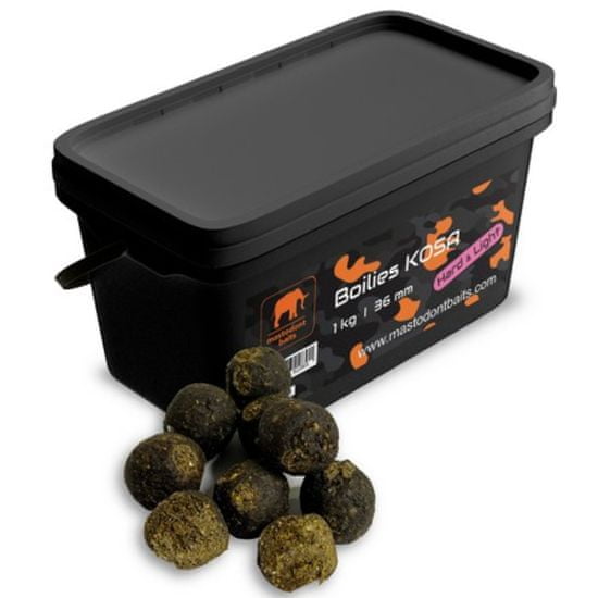 Mastodont Baits Boilies KOSA 1 kg 36 mm "HARD & LIGHT EDITION"