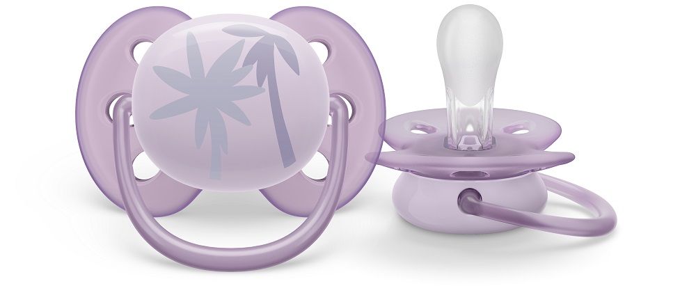 Philips Avent Cumlík Ultrasoft Premium 0-6m fialová, 1 ks