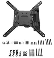 Neomounts WL40-550BL14/Držiak displeja/na stenu/32-55"/3 čapy/VESA 400X400/nosn. 35kg/čierny