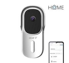 iGET HOME Doorbell DS1 White - WiFi batériový videozvonček, FullHD + !!! ZADARMO reproduktor CHS1 !!!