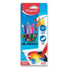 Olejové pastely Color'Peps Oil Pastels 12 farieb