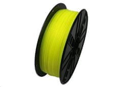 Gembird Tlačová struna (filament) PLA, 1,75mm, 1kg, fluorescenčná žltá