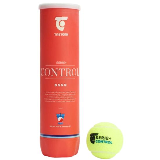 Wilson Tenisové loptičky Tretorn Serie+ Control 4 ks 474378 - červené