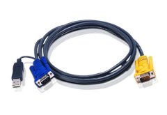 SECOMP ATEN 5M USB KVM Cable with 3 in 1 SPHD a vybudovaný PS/2 to USB converte