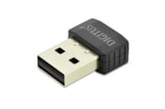 Digitus Mini Bezdrôtový 11AC USB 2.0 adaptér, 433 Mbp, 2,4/5 GHz dual band, Realtek RTL8811AU 1T1R 8,5 x 16,4 x 22 mm