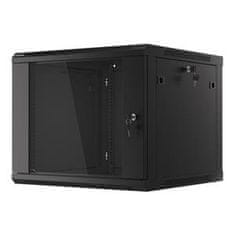 Lanberg RACK CABINET 19” WALL-MOUNT 9U/600X600 (FLAT PACK) V2 BLACK