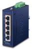 IGS-504PT Priemyselný PoE switch, 5x1Gb, 4x PoE 802.3at 120W, -40 až 75°C, dual 48-54VDC, IP30, fanless