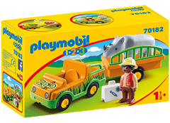 PLAYMOBIL 1.2.3. 70182 Prevoz nosorožca