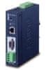 Planet MODBUS priemyselná brána RS-232/422/485 na IP, 1x COM, 100Base-TX, RTU/ACSII, -40 až +75 ° C, 9-48VDC, IP30