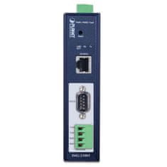 Planet MODBUS priemyselná brána RS-232/422/485 na IP, 1x COM, 100Base-TX, RTU/ACSII, -40 až +75 ° C, 9-48VDC, IP30