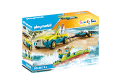 Playmobil PLAYMOBIL Family Fun 70436 Plážové auto s lodným prívesom