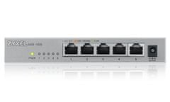 Zyxel MG-105, 5 Ports Desktop 2,5 G MultiGig unmanaged Switch