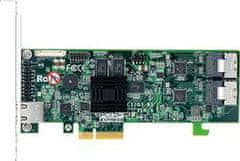 ARECA 8-port 6Gb/s SATA PCIe 2.0 x4, RAID 0/1/1E/3/5/6/10/30/50/60/Single Disk/JBOD, 512MB Cache, 2x SFF-8087,LP