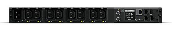 CyberPower Rack PDU, Switched, 1U, 16A, 8xC13, IEC C20