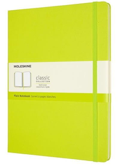 Moleskine Zápisník žltozelený XL, čistý, tvrdý