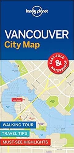 Lonely Planet WFLP Vancouver City Map 1st edition