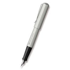 Faber-Castell Hexo Silver Matt plniace pero hrot M