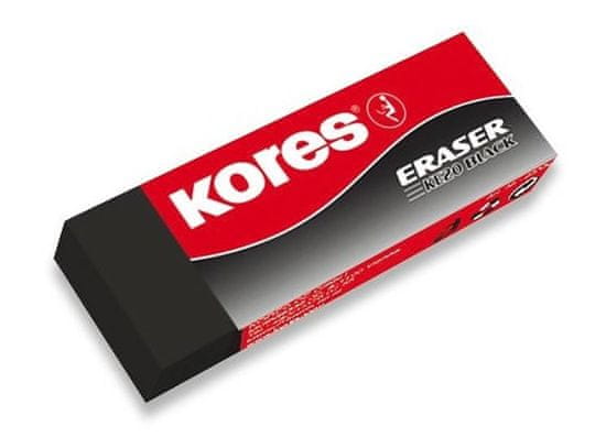 KORES Guma Eraser Black 20 na ceruzku