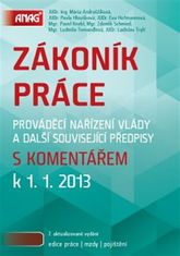 Zákonník práce s komentárom k 1. 1. 2013