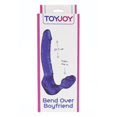 Joy Toy Realistický masturbátor s análnym stimulátorom Bend Over Boyfriend Purple