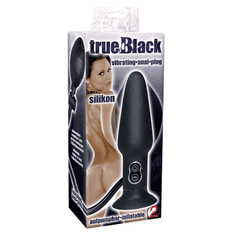 You2toys Prifukovací vibračný análny kolík True Black 7 programov