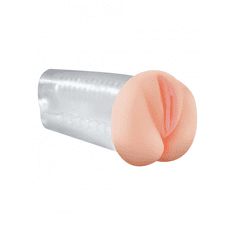 Pipedream Realistická vagína a zadoček Extreme Deluxe See-Thru Stroker