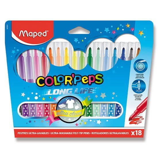 Maped - Fixy Color´ Peps 18 ks