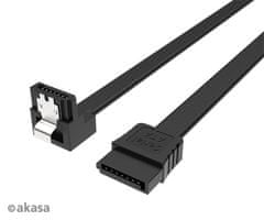 Akasa - Proslim SATA kábel 90 ° - 100 cm