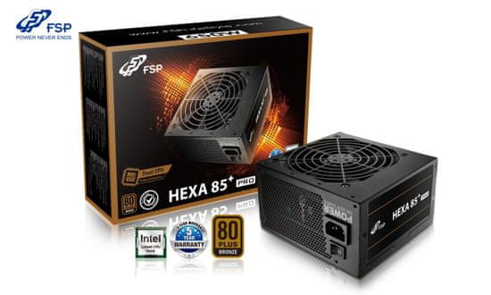 FORTRON FSP HEXA 85+ PRO 650/650W/ATX/80PLUS Bronze/Retail