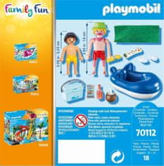 Playmobil PLAYMOBIL Family Fun 70112 Dovolenkár s plávacím kruhom