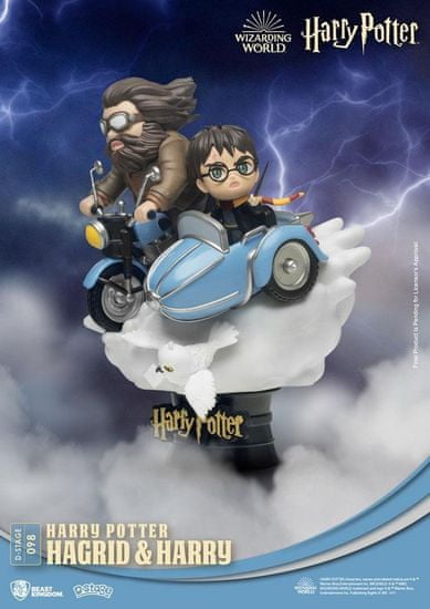 Harry Potter dioráma D-Stage - Harry & Hagrid 15 cm (Beast Kingdom)