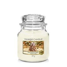 Yankee Candle Aromatická sviečka Classic stredný Spun Sugar Flurries 411 g