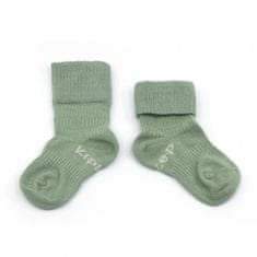 KipKep detské ponožky Stay-on-Socks 0-6m 2páry Calming Green