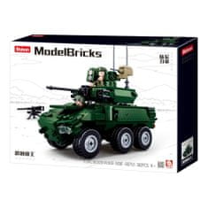 Sluban Model Bricks M38-B0753 Obrnené bojové vozidlo 6x6 EBRC Jaguar