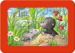 Ravensburger Moje prvé puzzle Zvieratká zo záhrady 3x6 dielikov
