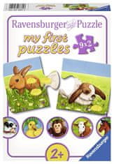 Ravensburger Moje prvé puzzle Roztomilé zvieratká 9x2 dieliky