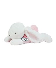 Doudou Plyšový králik s tmavo ružovou brmbolcom 65 cm
