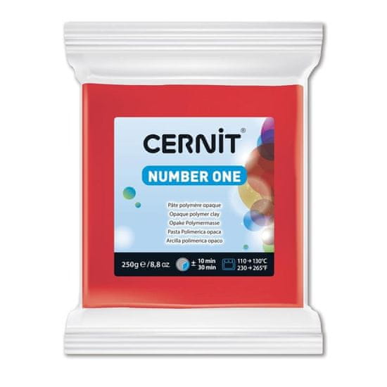 Cernit NUMBER ONE 250g červená