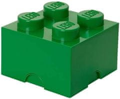 LEGO Úložný box 4 - tmavo zelený