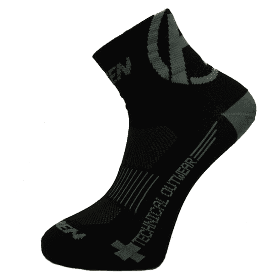 HAVEN Ponožky LITE SILVER NEO 2 páry čierno / šedé - 10-12