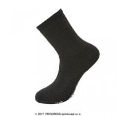 Progress Ponožky MANAGER merino čierne - 6-8