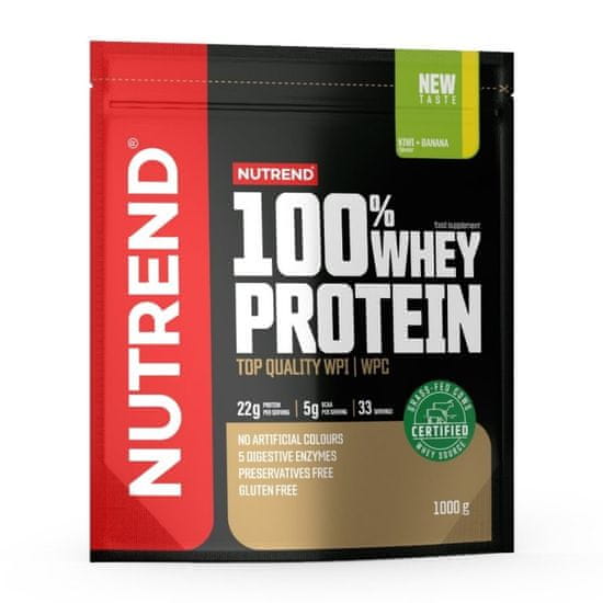 Nutrend Nápoj 100% WHEY PROTEIN 1000g biela čokoláda + kokos