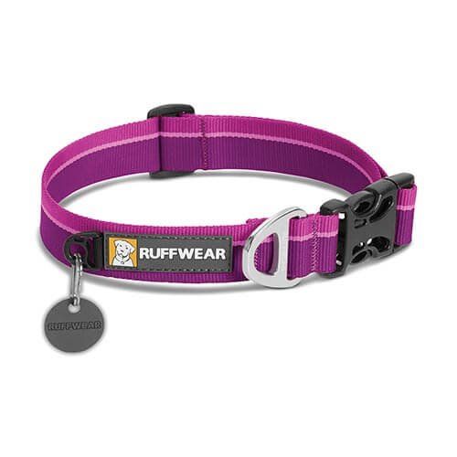 Ruffwear obojok pre psov, Hoopie Dog Collar, fialová, veľkosť S